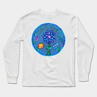 Garden Spring Florals in Bloom Long Sleeve T-Shirt